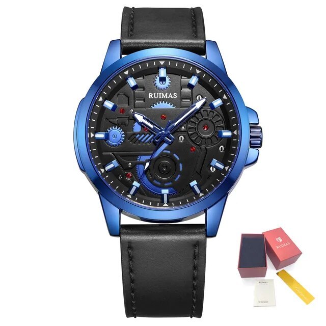 RUIMAS Watches Men's Casual Sport Watches Luxury Military Quartz Wrist Watch Chronograph ​Waterproof Man Clock Montre Homme 307-15