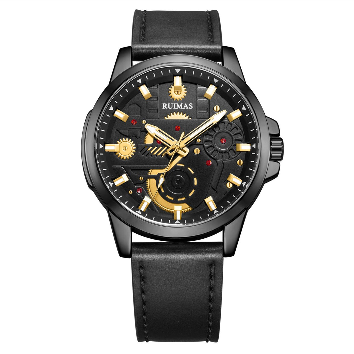 RUIMAS Watches Men's Casual Sport Watches Luxury Military Quartz Wrist Watch Chronograph ​Waterproof Man Clock Montre Homme 307-8