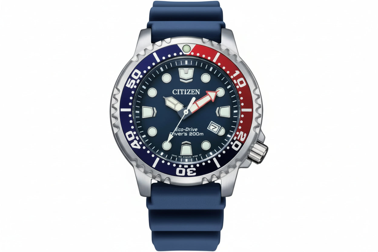 Citizen Eco-Drive Duikhorloge - Pepsi Bezel